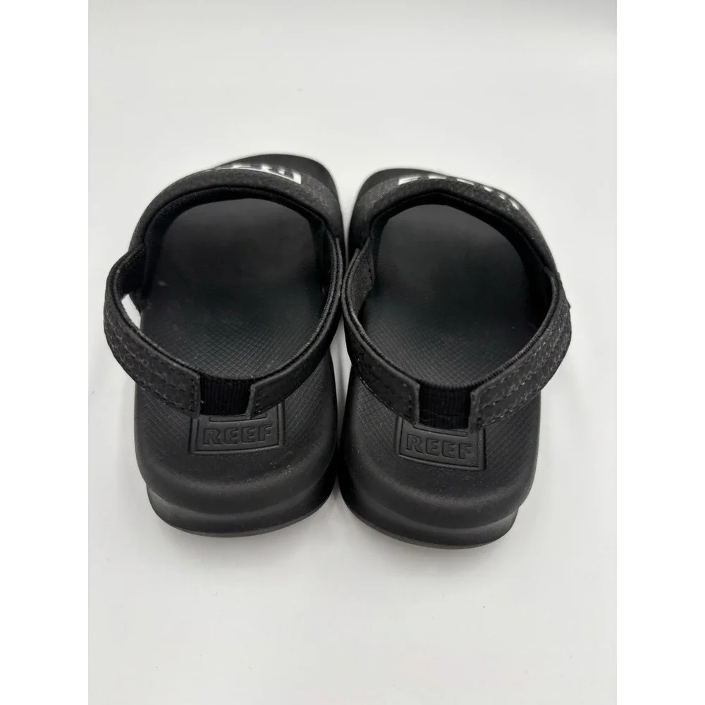 REEF KIDS' LITTLE ONE SLIDEs (INFANT/TODDLER) Sz 9 - Back strap comfort Black